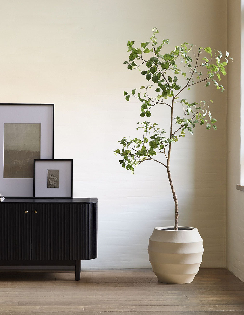 Árbol Faux Potted 197 cm con maceta