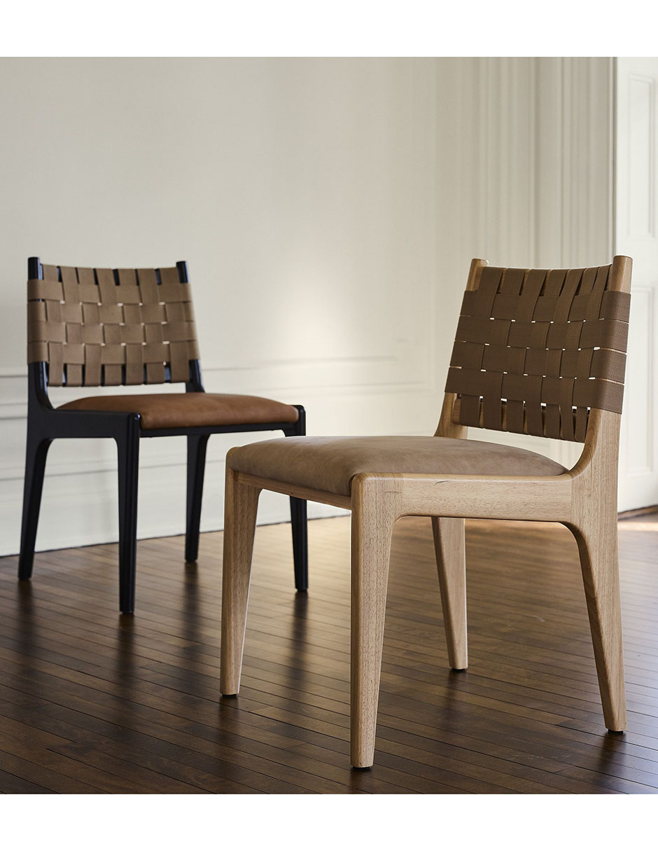 Silla Dunham de madera