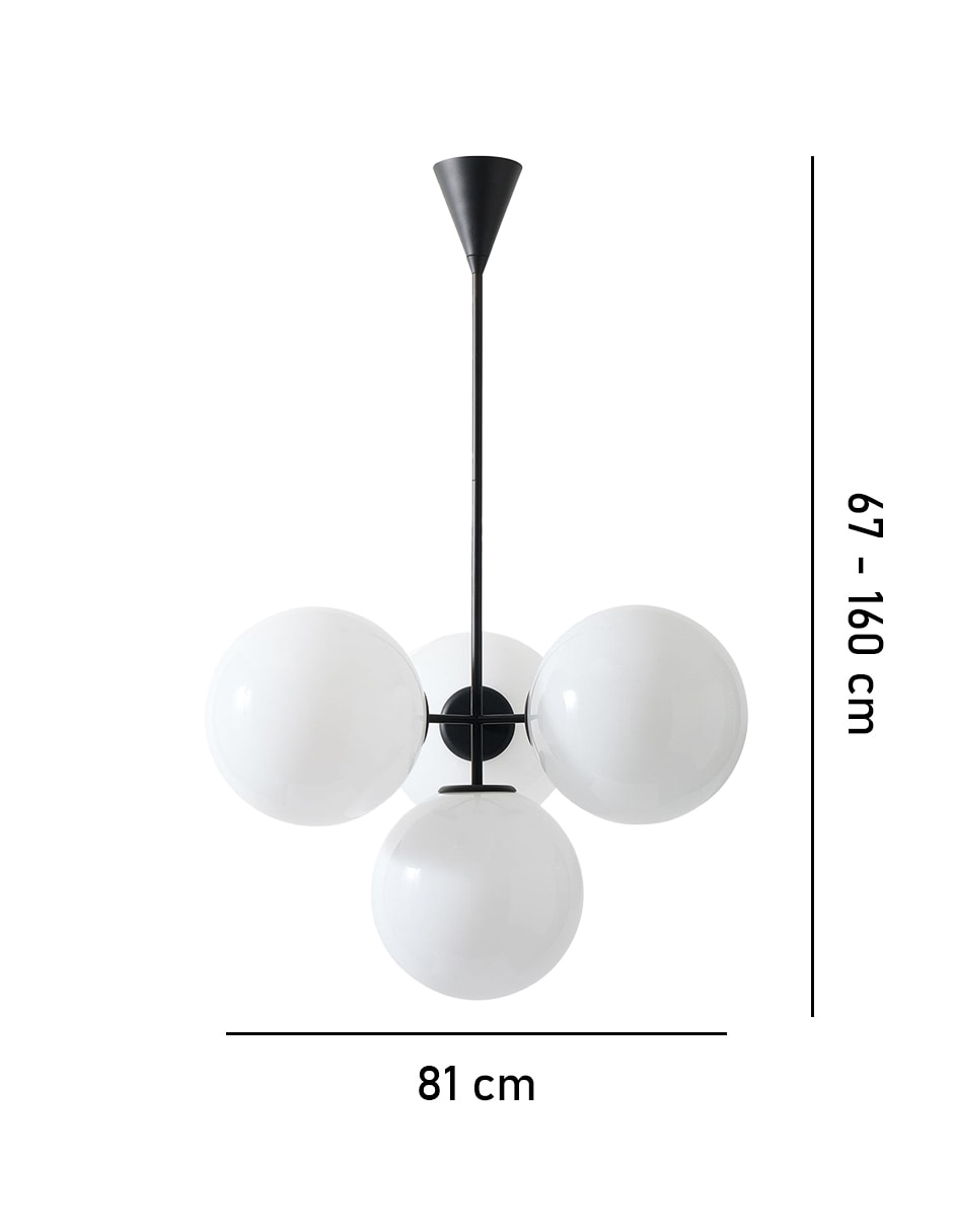 Lámpara colgante incandescente Ardsley 6