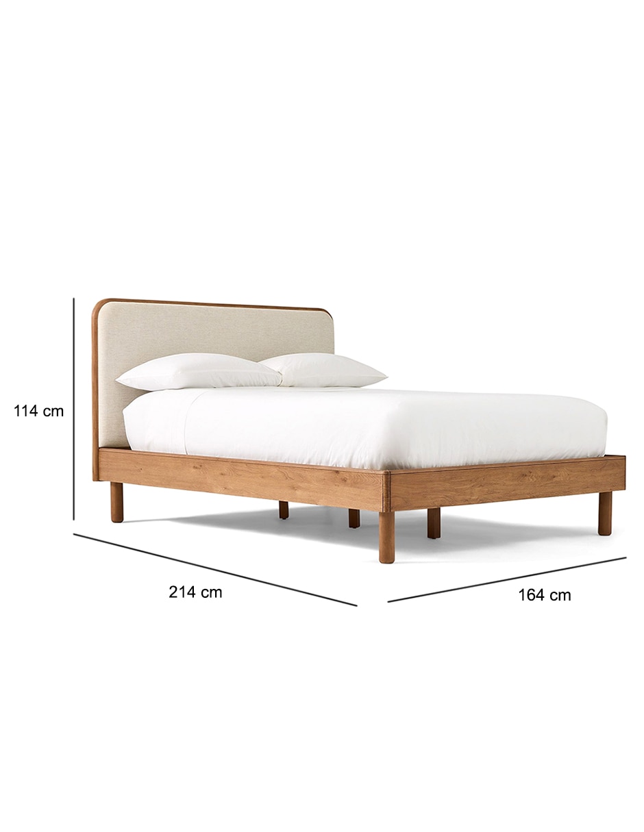 Cama miles de madera king size