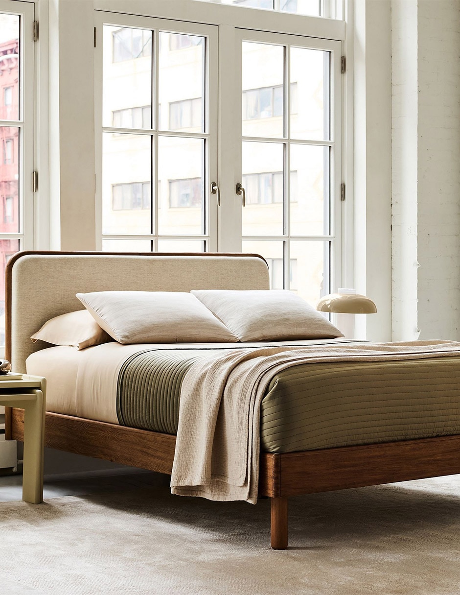Cama Miles de madera queen size