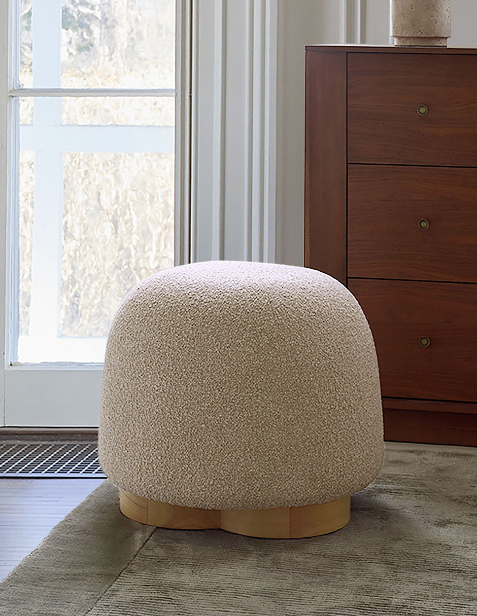 Ottoman Gumdrop de madera