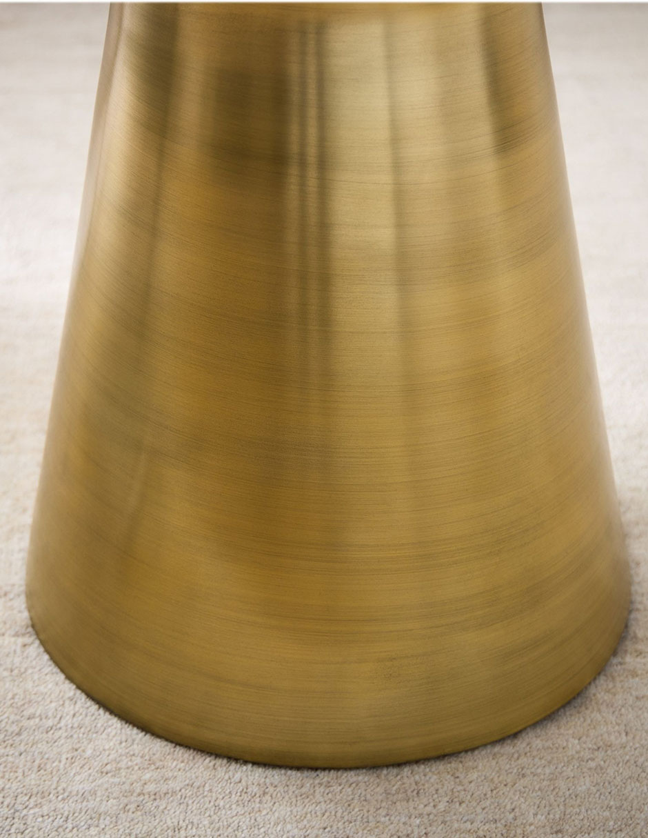 Mesa lateral marble topped de mármol