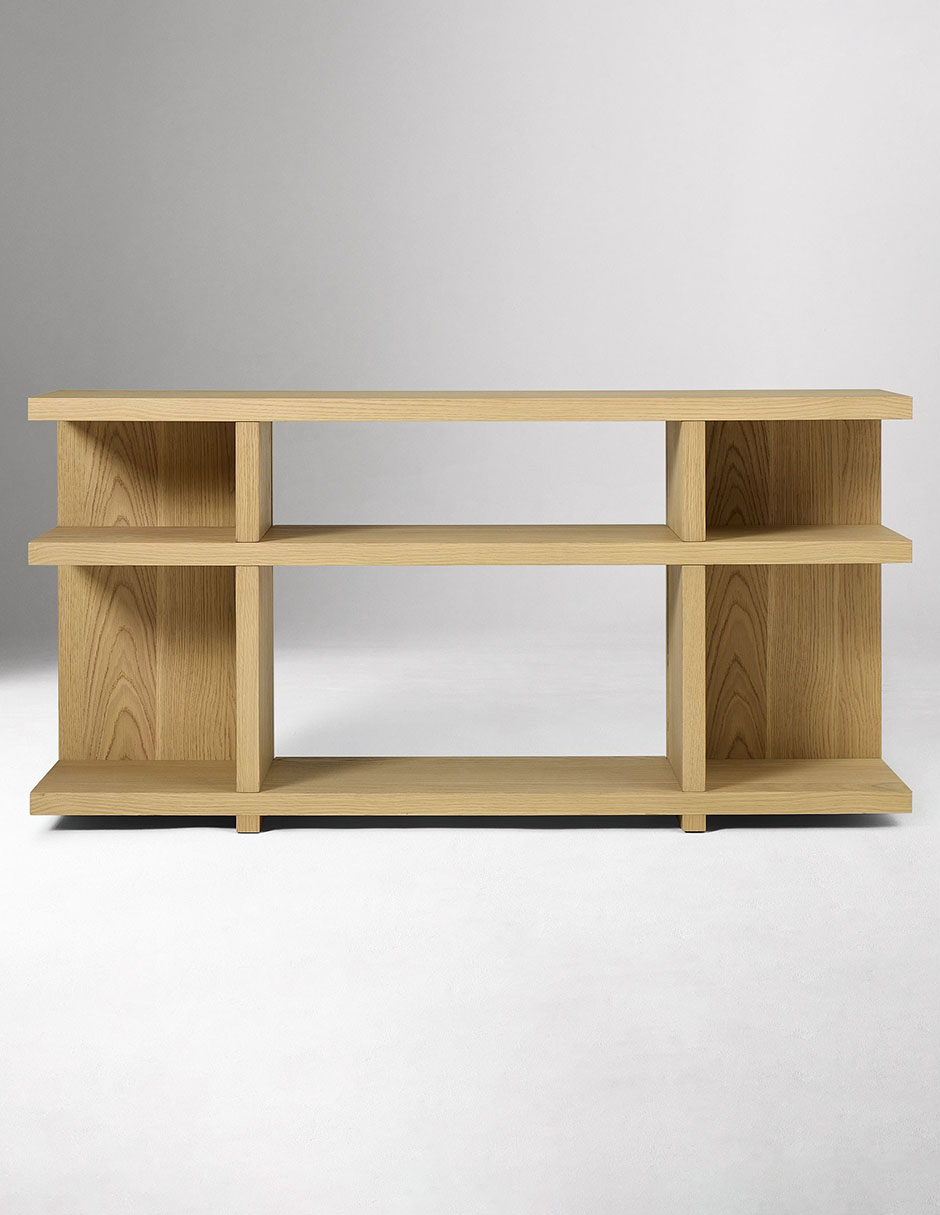 Consola Wallace de madera Consola Wallace de madera