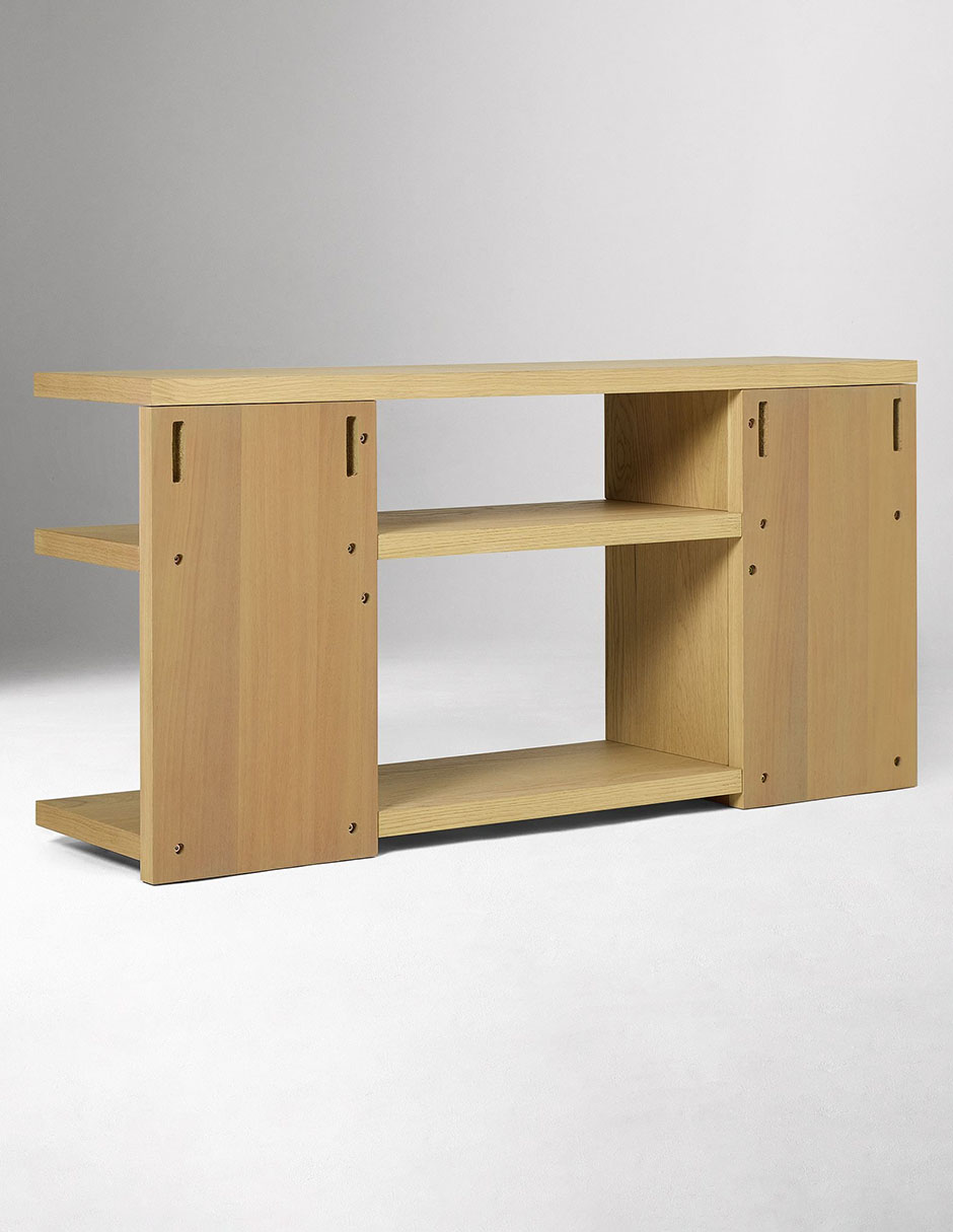 Consola Wallace de madera