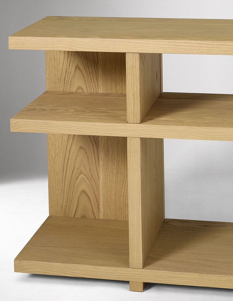 Consola Wallace de madera