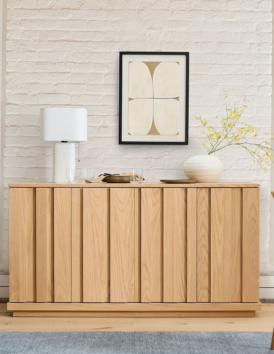 Buffet berkley de madera caoba