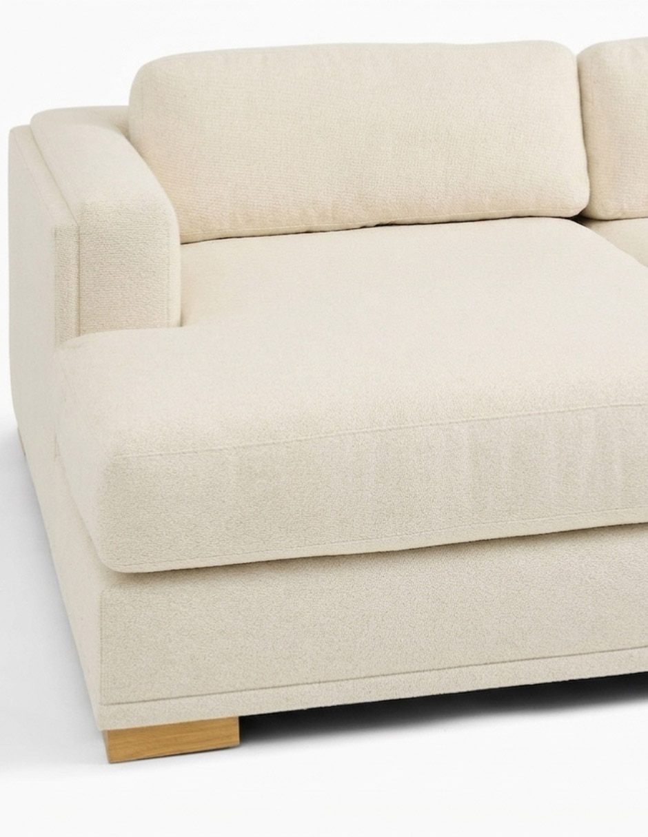 Sala modular izquierda de madera