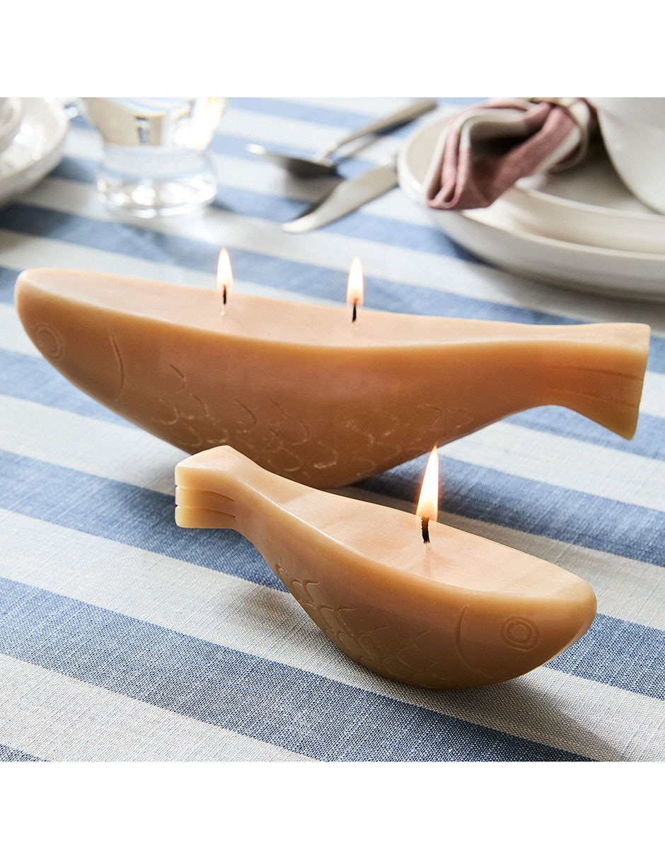 Set vela aromática Sardine 2 piezas aroma citronela 2