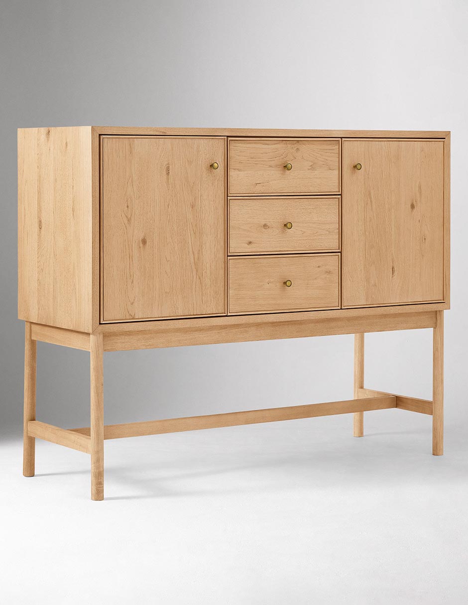 Buffet Siobhan de madera roble 2
