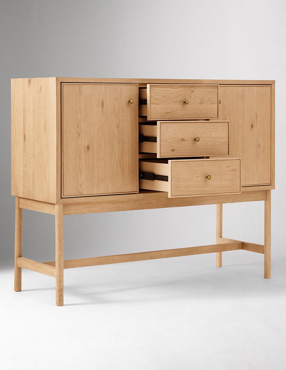 Buffet Siobhan de madera roble 3