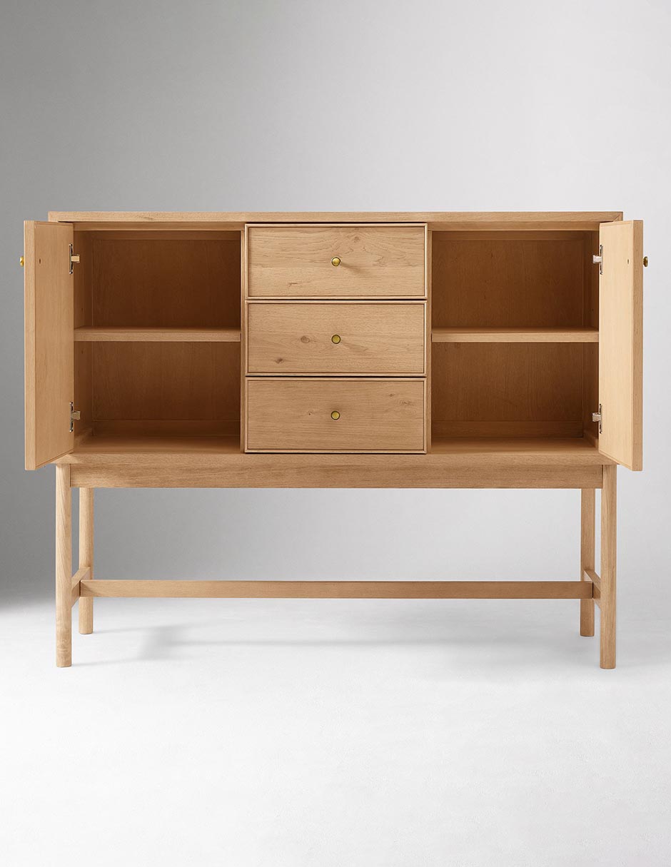 Buffet Siobhan de madera roble 4
