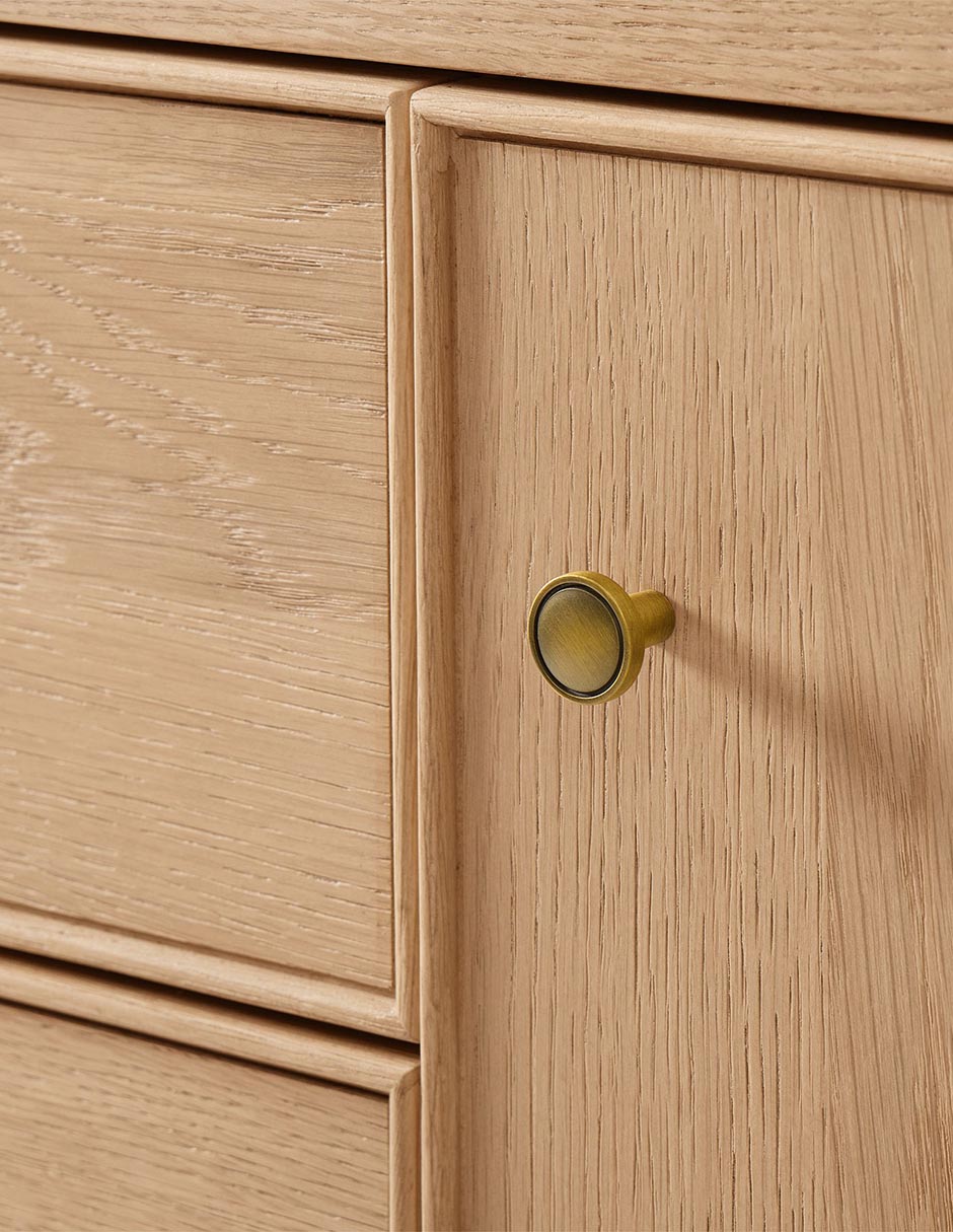 Buffet Siobhan de madera roble 6