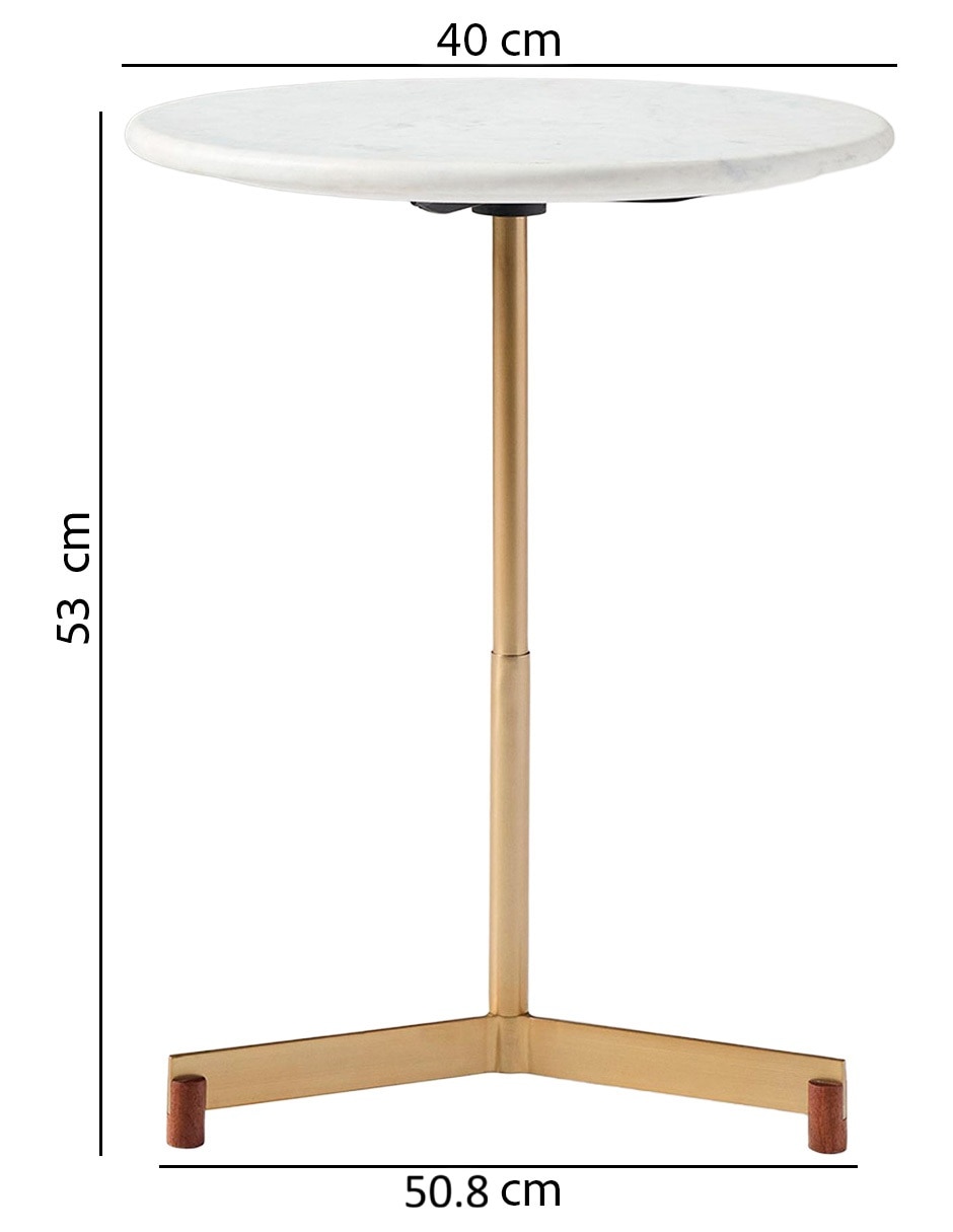 Mesa lateral hennings de mármol 5
