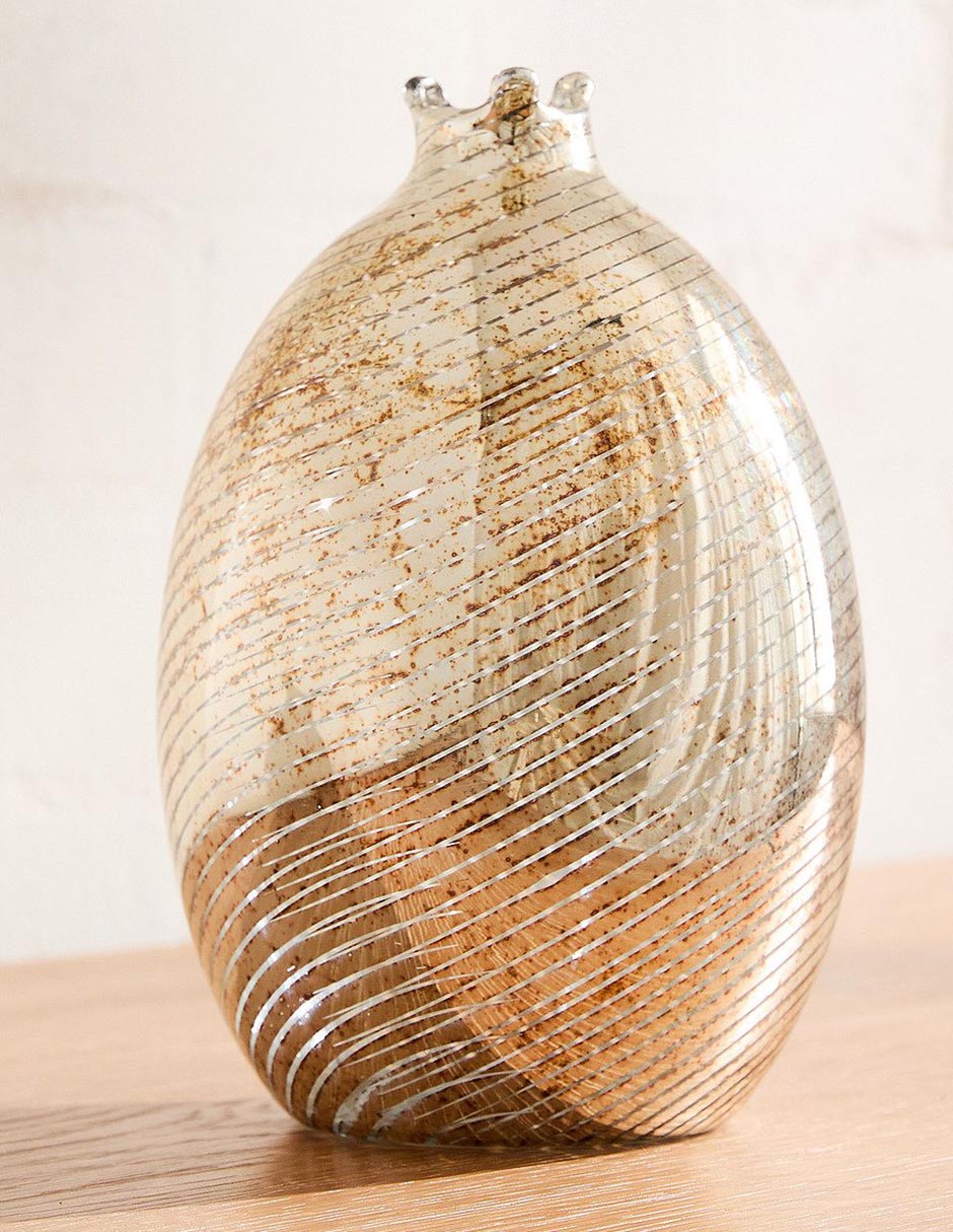 Florero Orissa de vidrio soplado