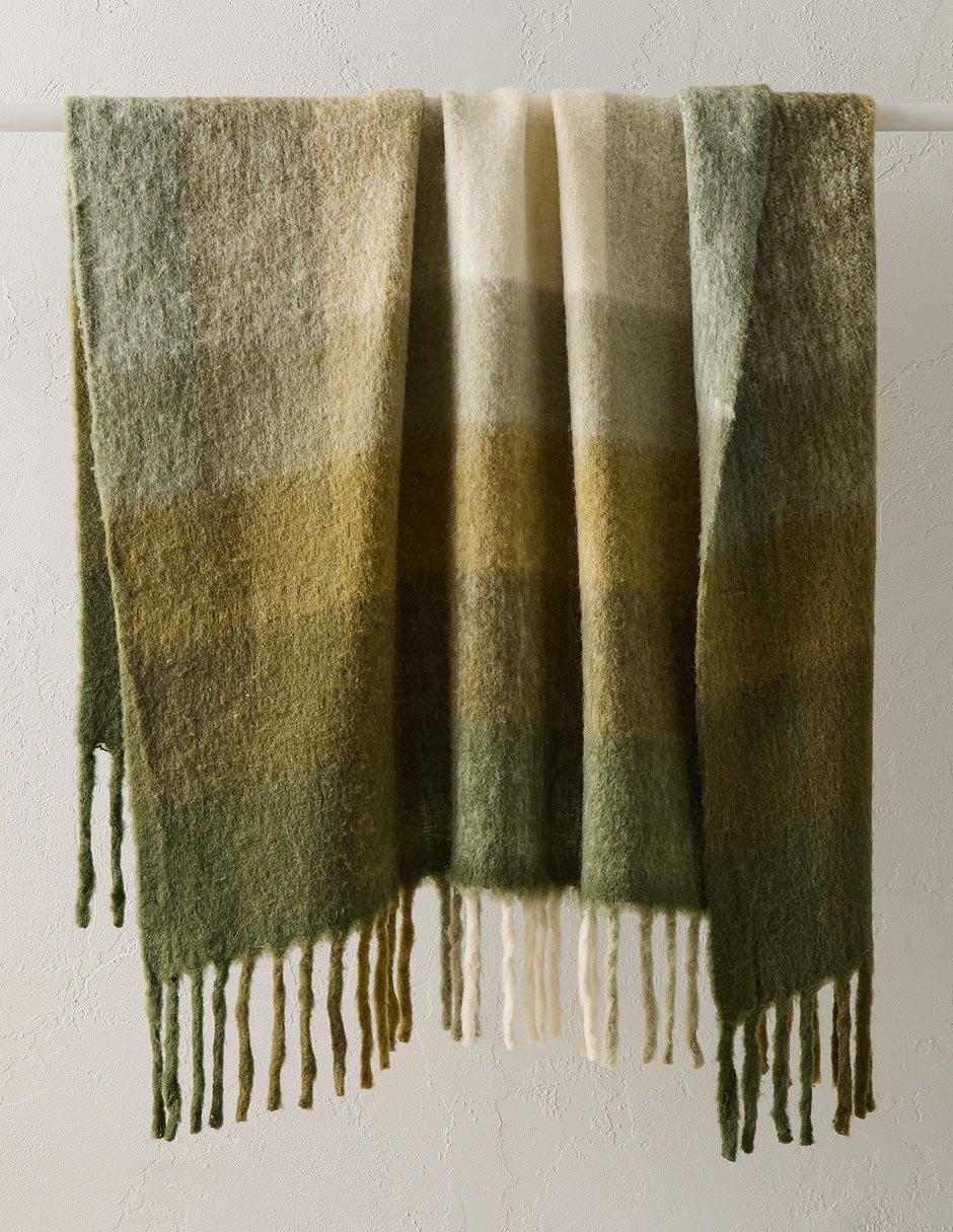 Frazada de tejido de punto Faux Mohair Frazada de tejido de punto Faux Mohair