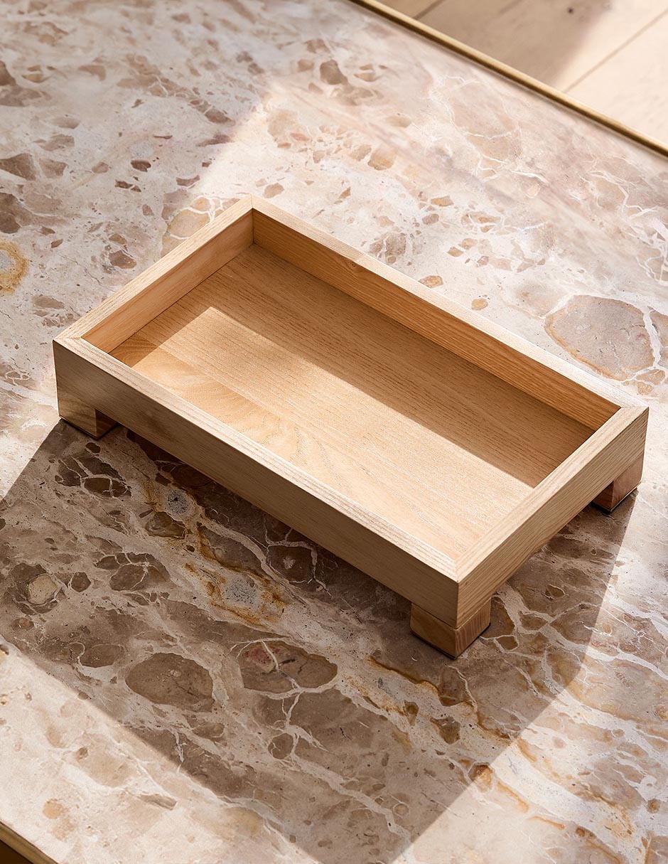 Charola Pedestal de madera Charola Pedestal de madera