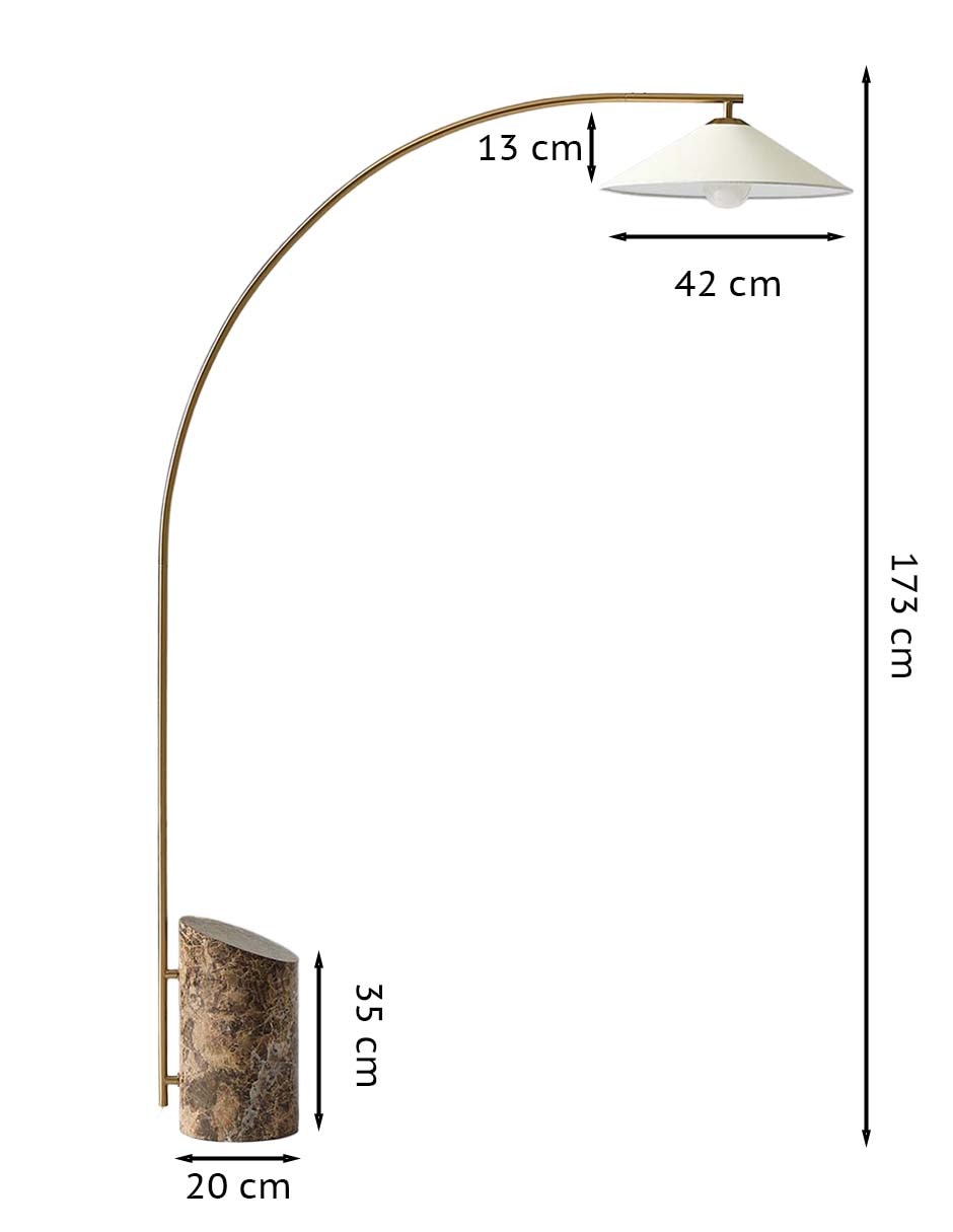 Lámpara de pie LED Kern 7