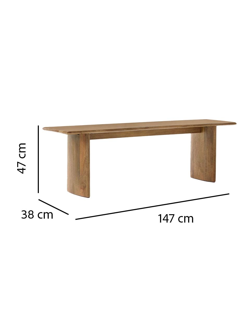 Banca Anton de madera mango 5
