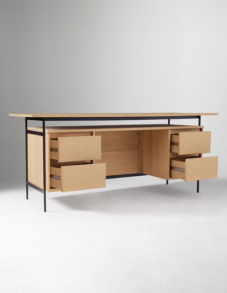 Escritorio Pierce de madera