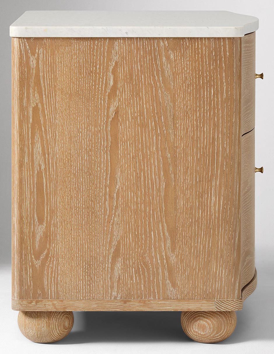 Buró clementine de madera álamo 6