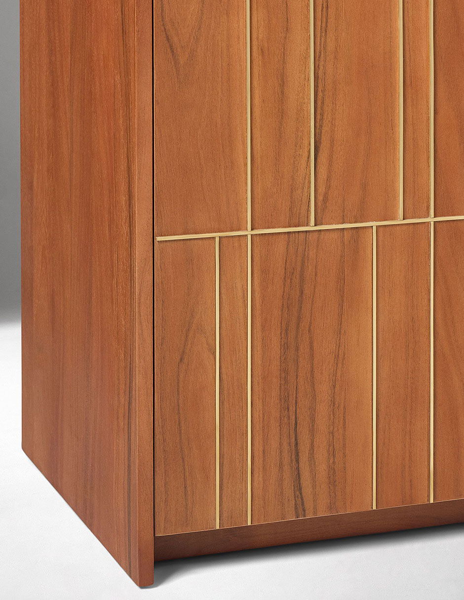 Bar teague de madera acacia