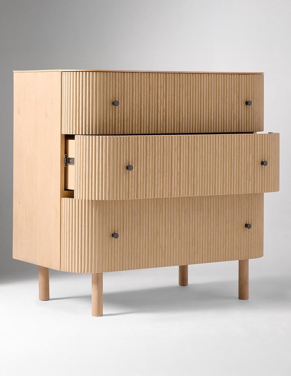 Cómoda Ellington de madera roble 7