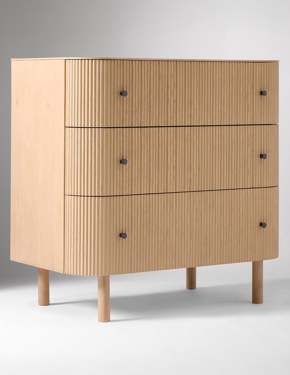 Cómoda Ellington de madera roble 8