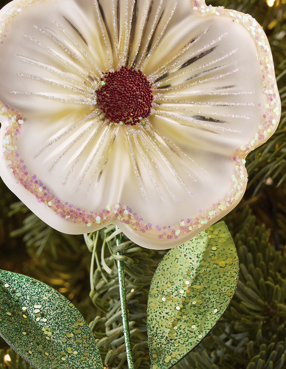 Ornamento Navidad flor Hibiscus