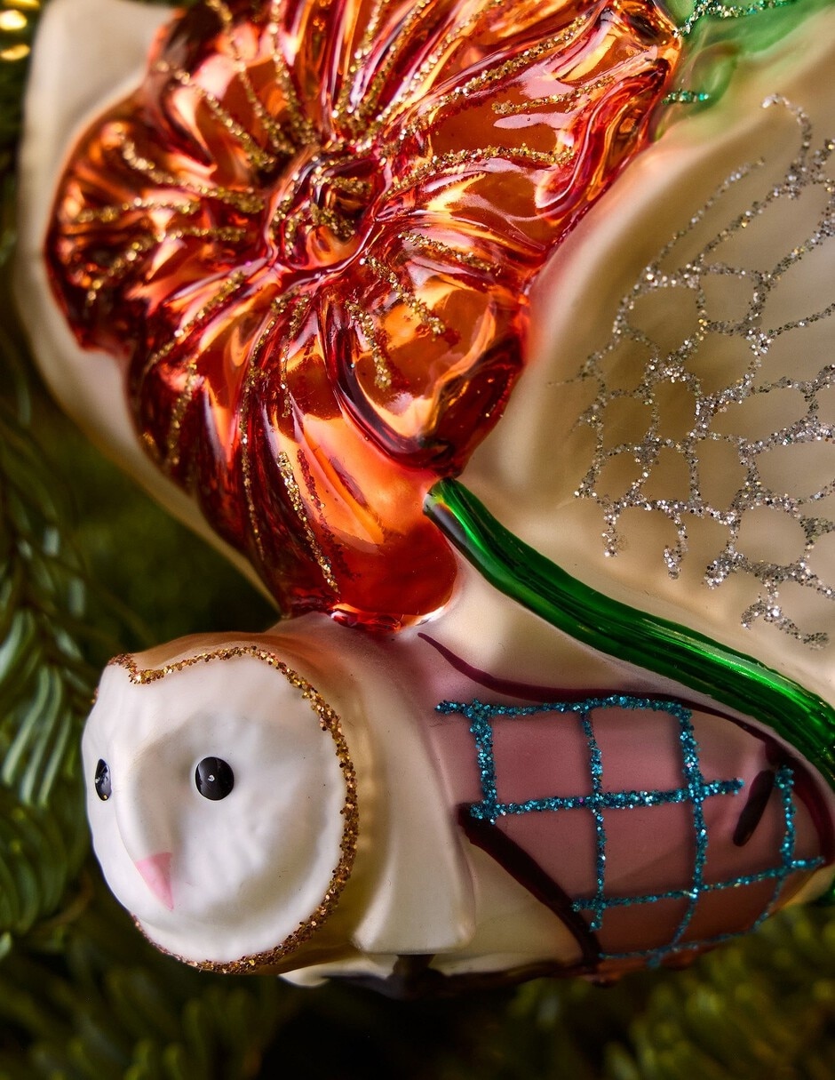 Ornamento Navidad búho Dapper 2