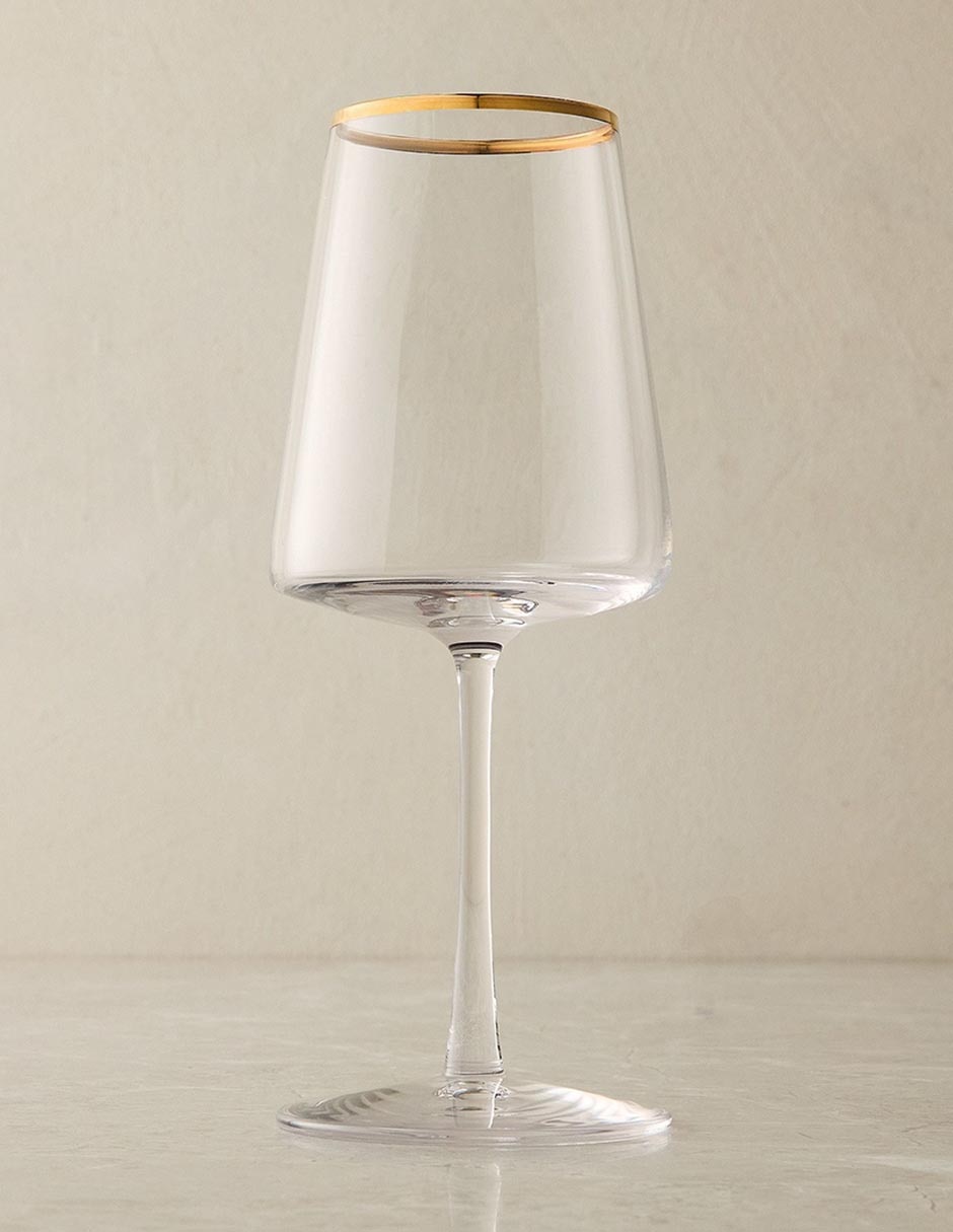 Copa para vino blanco Horizon de vidrio 4 piezas