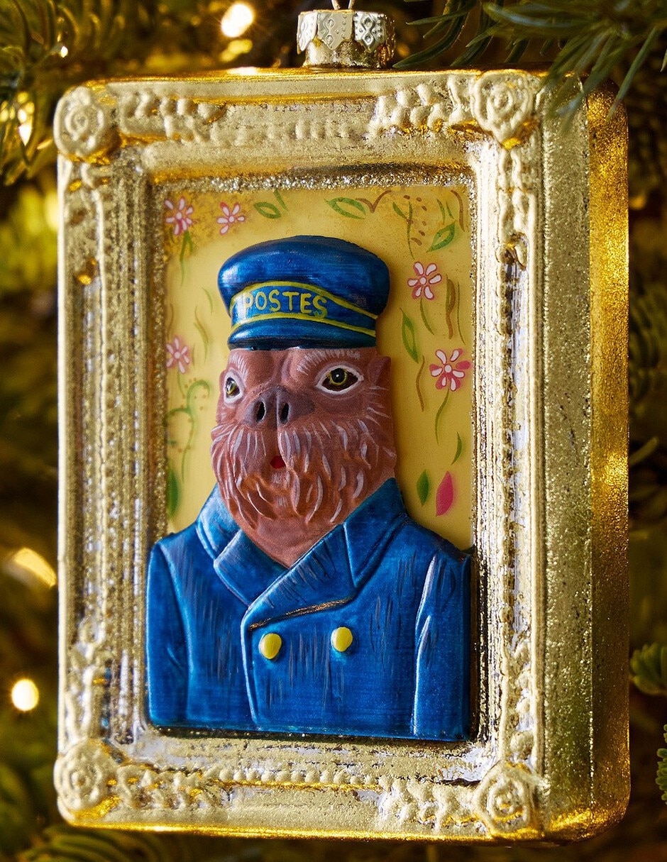 Ornamento Navidad rectangular Dapper 2