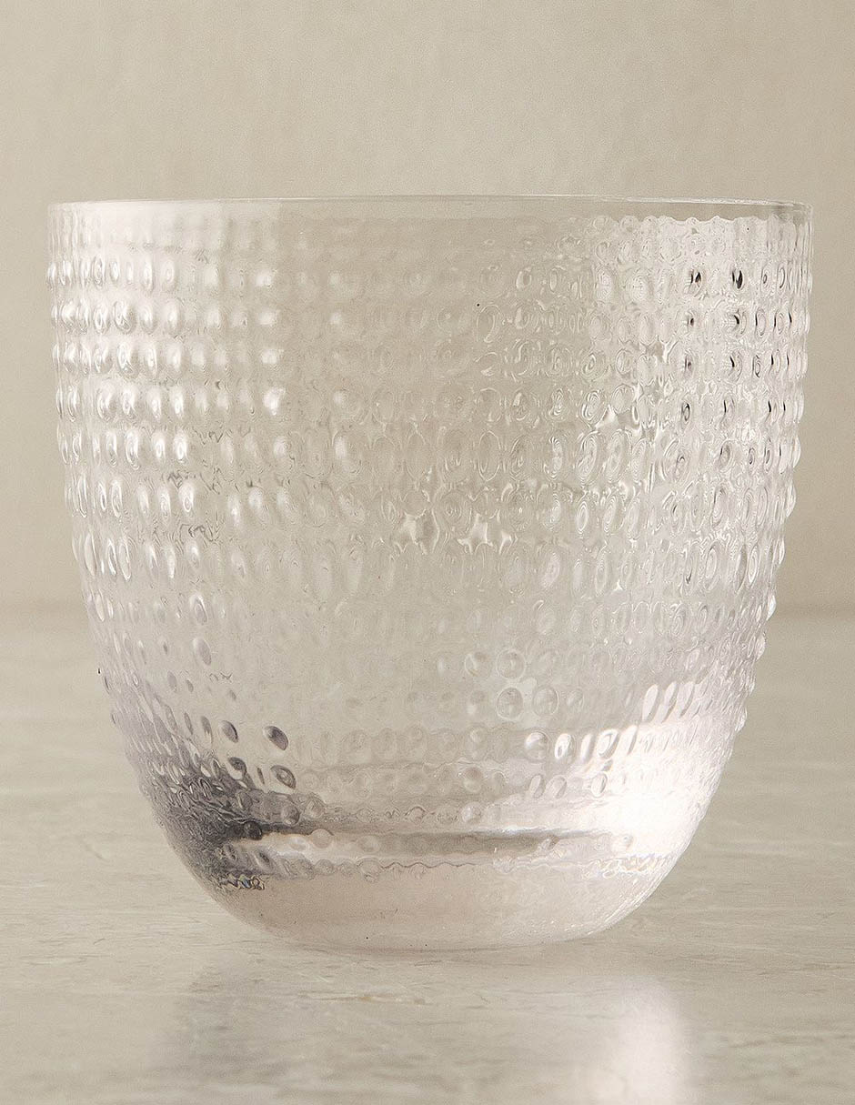 Set de vasos para agua Llen de vidrio con 4 piezas