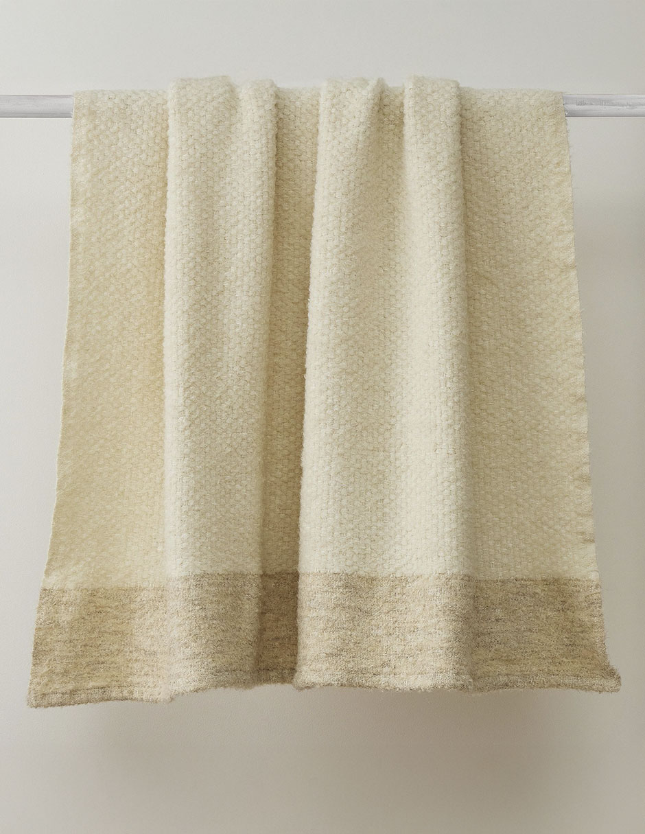 Frazada de tejido plano Basketweave unisex