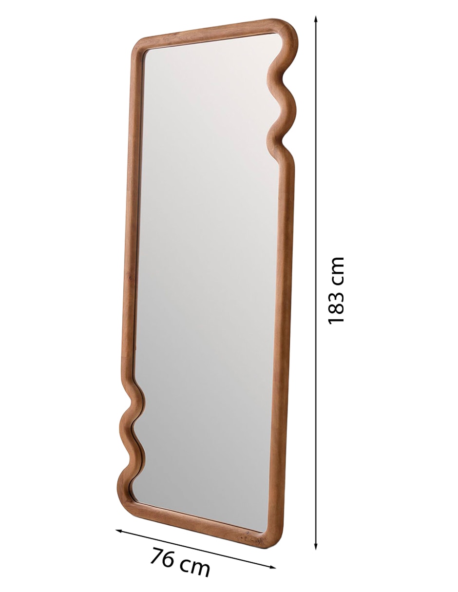Espejo rectangular Scalloped Edge 6
