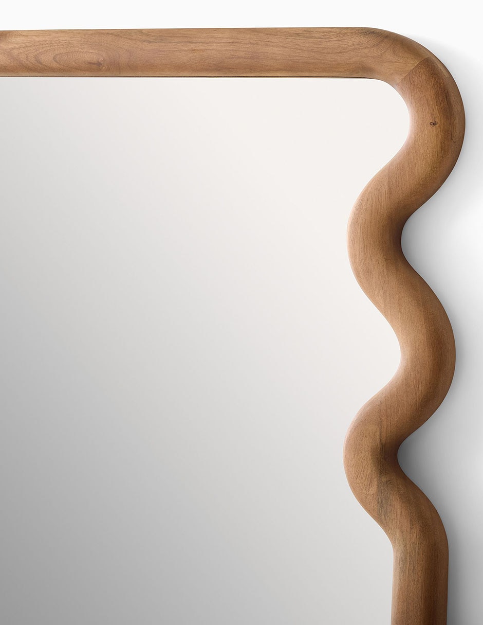 Espejo rectangular Scalloped Edge 2