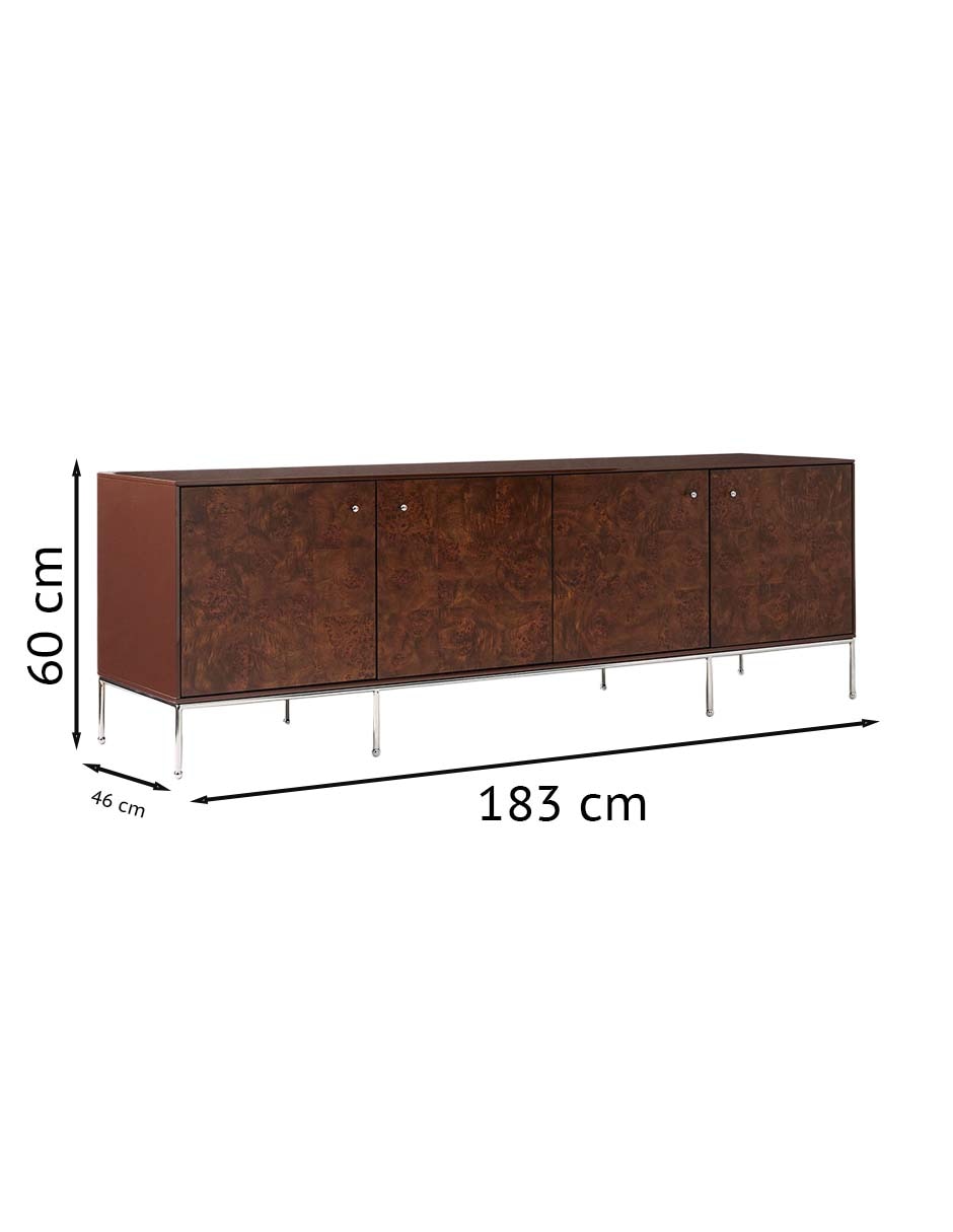 Consola Broome de madera