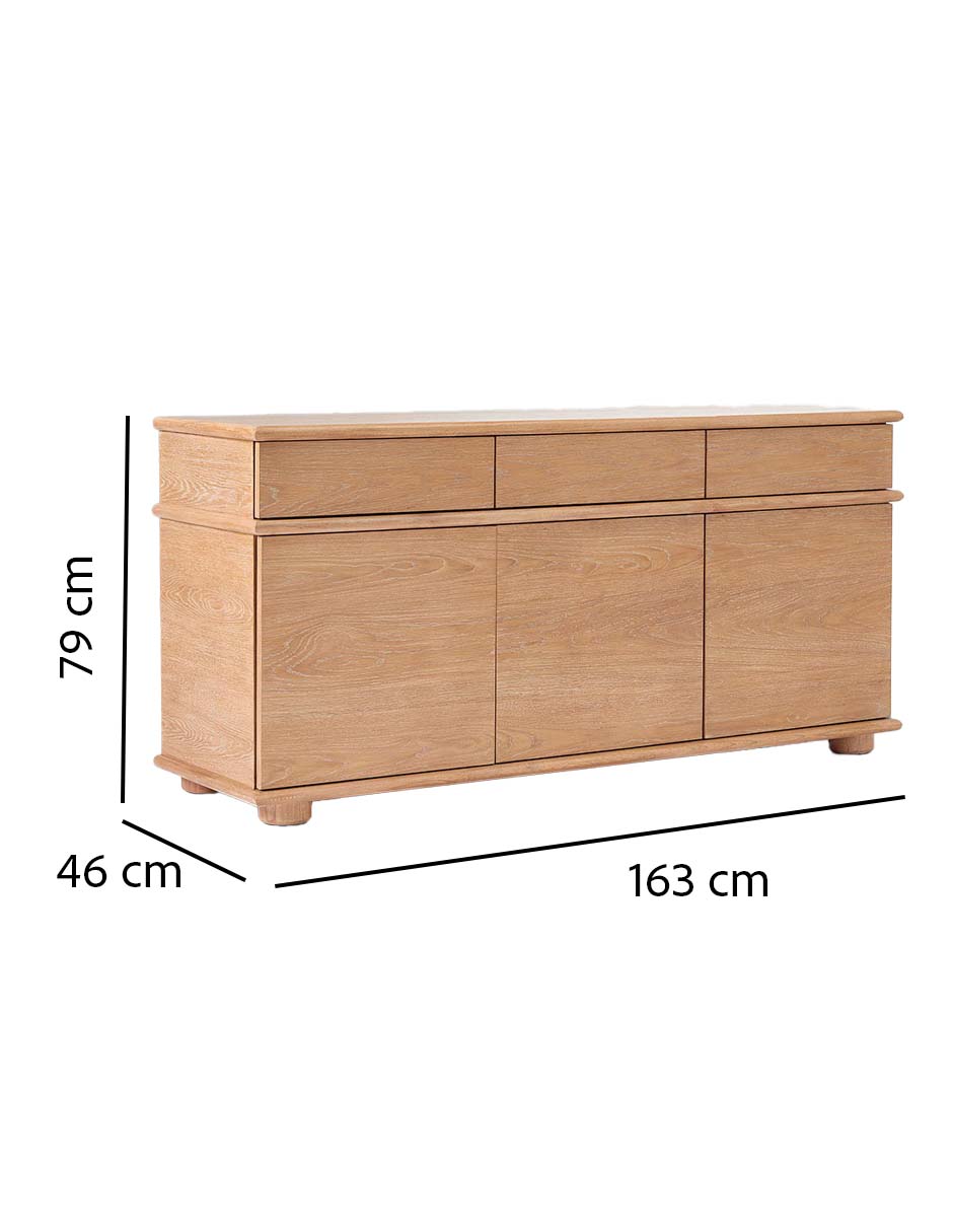 Buffet Aggie de madera