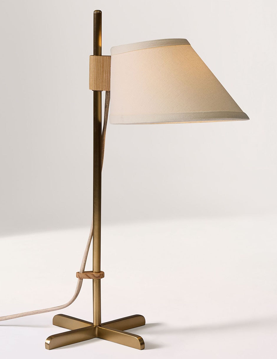 Lámpara de mesa incandescente y led Iver