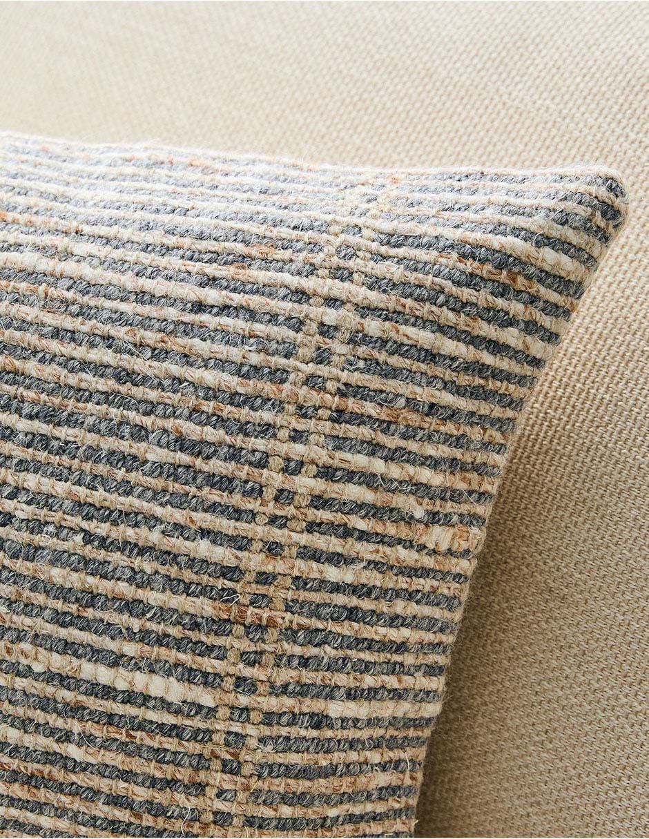 Funda cojín Striped Grid