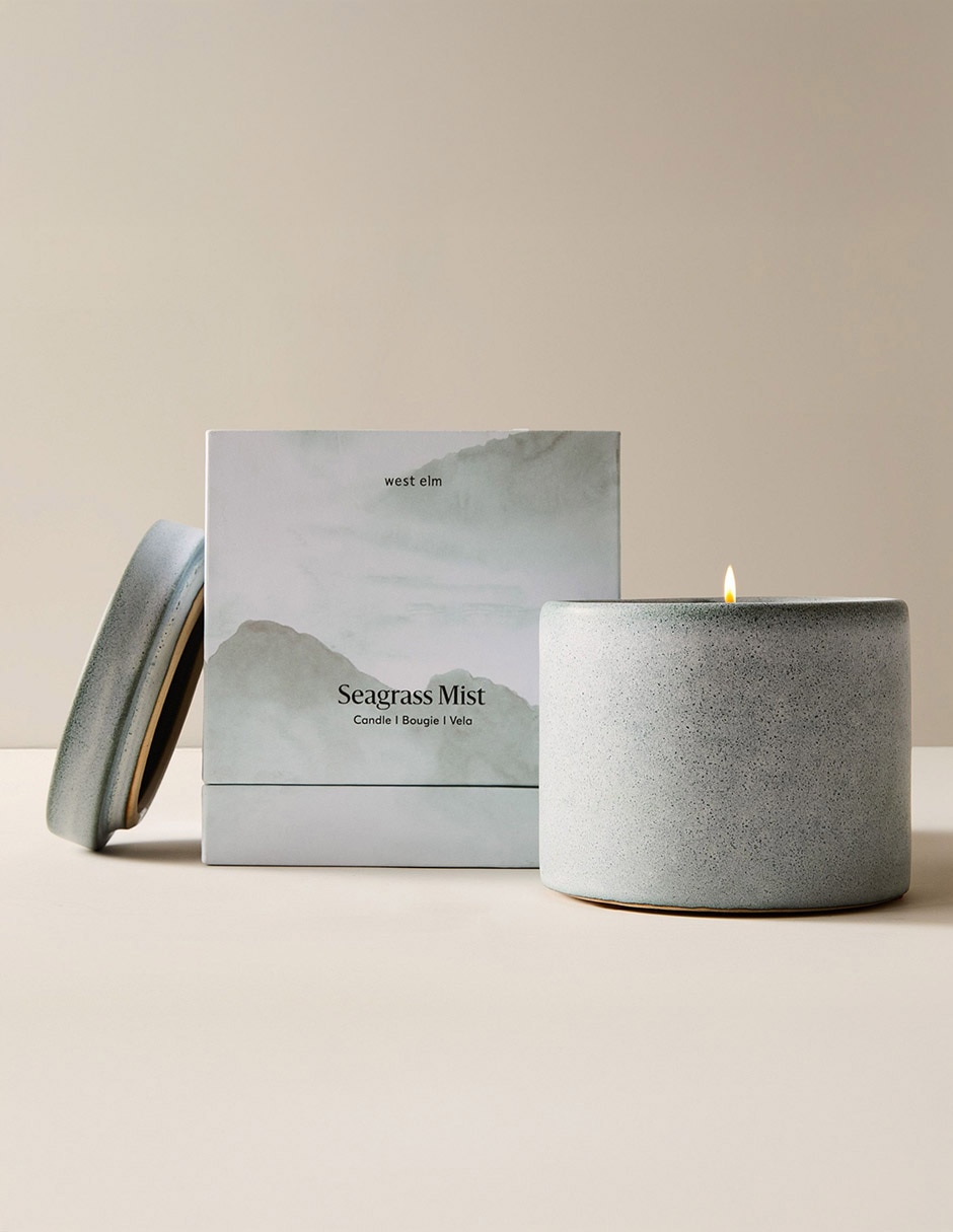 Vela aromática aroma seagrass mint