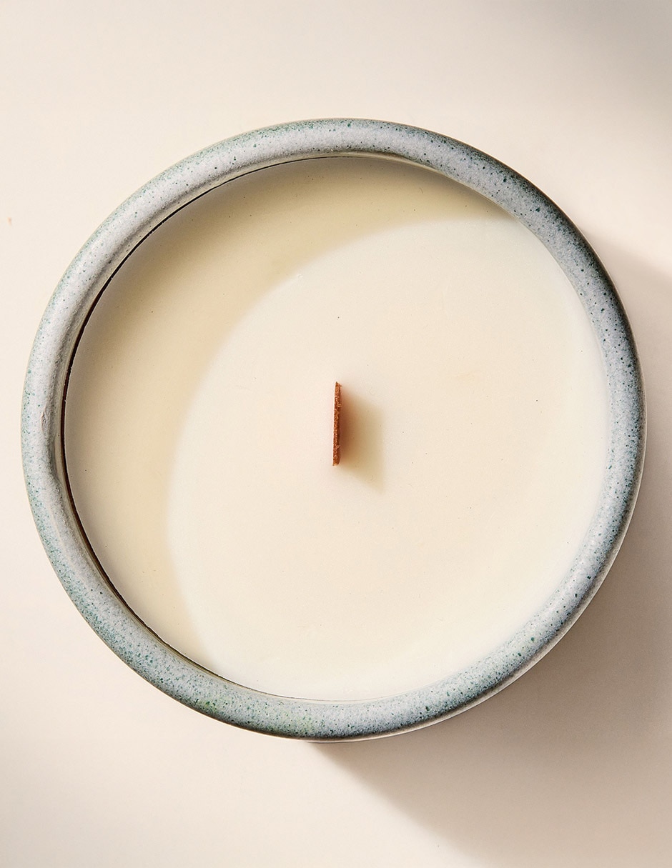 Vela aromática aroma seagrass mint 3
