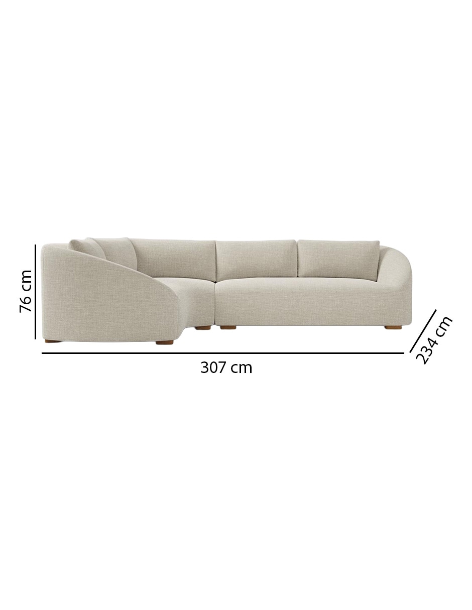 Sala modular derecha de madera 3