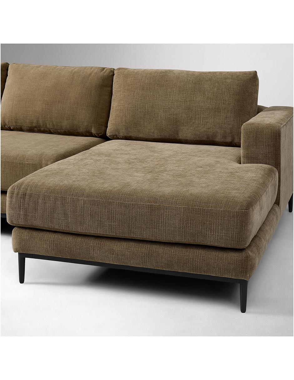 Sala modular izquierda Landon de madera