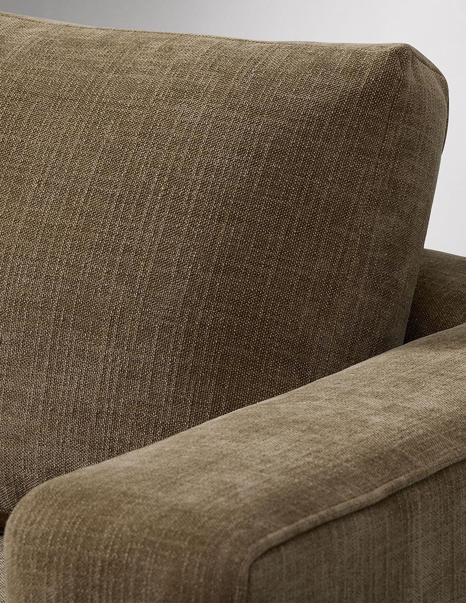 Sala modular izquierda Landon de madera