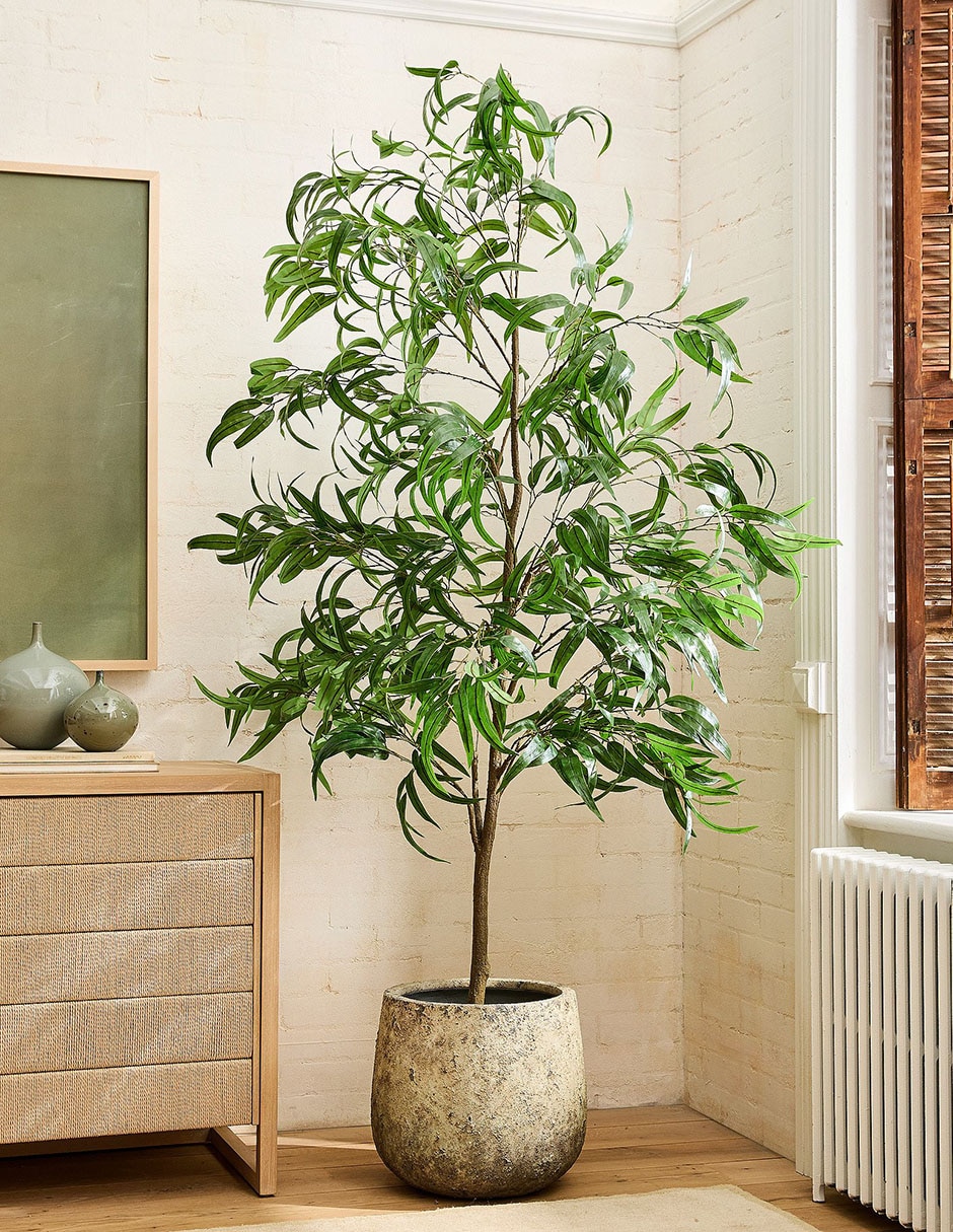 Eucalipto artificial Faux Potted