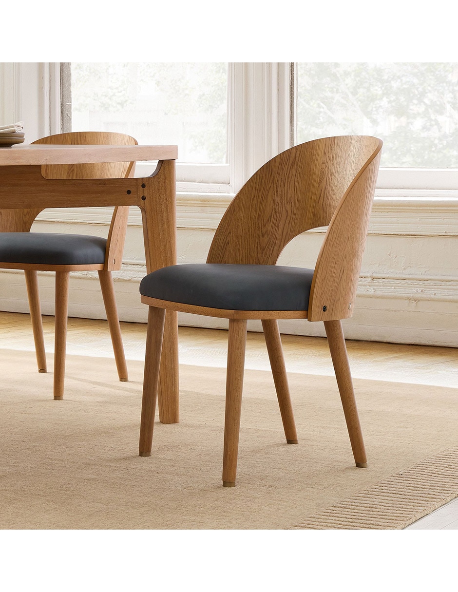 Silla Boerum de madera