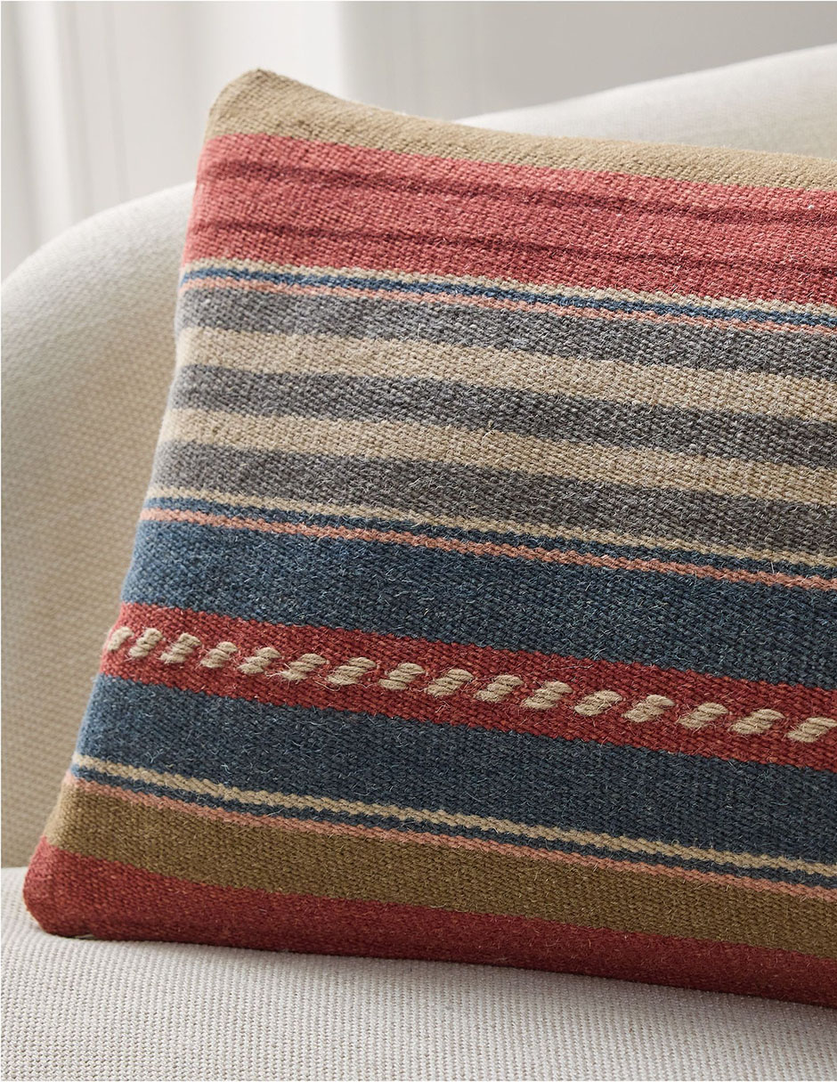 FUNDA COJÍN HANDWOVEN 14 X 26 MULTICOLO 3
