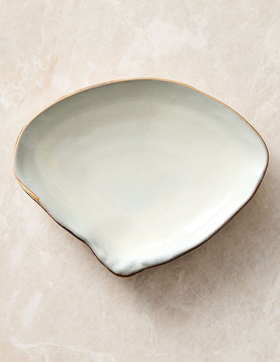 Plato Seashell de cerámica 4 piezas