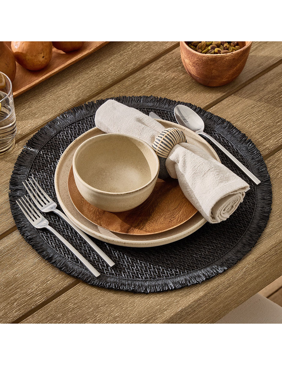 Mantel redondo paper round